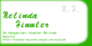 melinda himmler business card